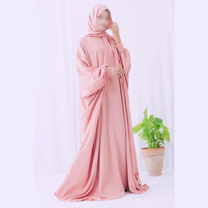 Abaya de Seda 100% para Mujer, Tallas Grandes, Estilo Vintage Islámico, Modest, Casual, a la Moda, Tipo Campana, Hecha a Medida, Venta Caliente - Product Image 3
