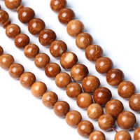 En gros Perles de prière arabes en graines de Kuka naturelles, Tasbih islamique rond de 9 mm, 33 perles, Tasbih Allah, Chapelet musulman, Misbaha, Sibha