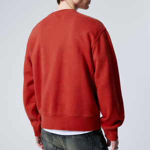 Sweat-shirt unisexe gris à manches longues, pull décontracté d'automne, respirant, couleur unie, en maille de polyester, séchage rapide, évacuation de l'humidité - Product Image 4