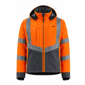 Winter Men's Hi Vis <b>High</b> <b>Visibility</b> <b>Jackets</b> Wholesale <b>Softshell</b> Safety Work Wear <b>Jackets</b> Reflective Protection Security <b>Jackets</b> - Product Image 2
