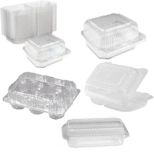 Boîtes alimentaires jetables pour micro-ondes, 3 compartiments, en PP, avec couvercle transparent, noires, pour emporter - Product Image 6