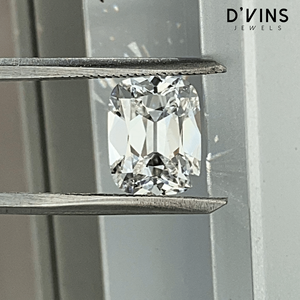 D'vins Jewels Anillo de Compromiso de Moda con Diamante Cultivado en Laboratorio de Corte Antiguo de 3 Quilates, Tipo Cojín, Precio Bajo, Más CVD, para Fabricación de Anillos - Product Image 5
