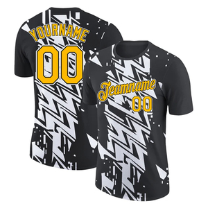 Maillots de football personnalisés de haute qualité, imprimés numériquement par sublimation, 100% coton, antibactériens, nom et numéro d'équipe personnalisés - Product Image 1