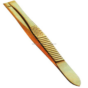 Pinzas para Cejas Antiestáticas de Acero Inoxidable Ecológicas ASAP, Punta Inclinada, Aplicador Puntiagudo, Herramientas de Maquillaje - Product Image 1