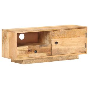 Supporto TV Mango in legno massello 35.4 "x 11.8" x 13.8 "dimensioni elegante e resistente - Product Image 1