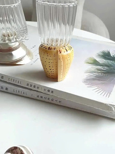 แก้วเปลือกหอยขัดเงาด้วยมือ แก้วเปลือกหอยมีแกนแก้ว ใช้สำหรับดื่มค็อกเทล ของตกแต่ง ผลิตในเวียดนาม - Product Image 5