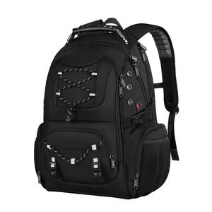 <b>Water</b> <b>Resistant</b> Black Tactical <b>Backpack</b> High Capacity Travel Laptop Daypack - Product Image 2