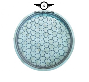 Bandejas para servir con incrustaciones de hueso de la mejor calidad para hoteles y restaurantes Utensilios de cocina artesanales de calidad - Product Image 1