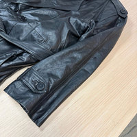 Manteau trench-coat vintage en cuir PU des années 90 pour homme, style cyberpunk goth, doublé
