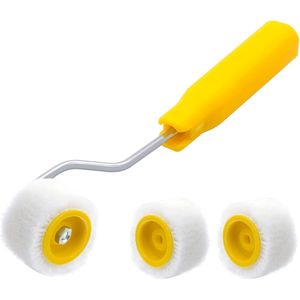 Rulli per Pittura Extra Piccoli da 4/5 Pollici per Ritocchi, Bordi o Angoli, Pennelli in Lana per Dettagli, Strumento per Pittura - Product Image 1