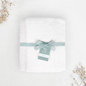 Toalla de Microfibra 100% Nailon Reciclado, Color Sólido, Tejida, Antimicrobiana, de Absorción Instantánea, Suave para Baño y Ducha - Product Image 2