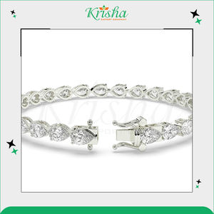 Bracelets tennis DEF White Diamond les plus vendus – Diamants naturels et de laboratoire provenant d'un fournisseur de confiance à des prix exceptionnels - Product Image 4