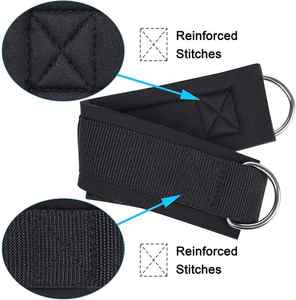 Sangles de soutien de cheville en néoprène antidérapantes et flexibles pour hommes et femmes, idéales pour la musculation, le fitness et les entraînements en salle de sport - Product Image 4