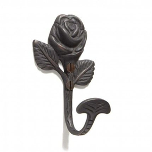 Vintage Metal Wall <b>Hook</b> Heart Shape Single Coat <b>Hook</b> Rust Resistant Wall Mounted <b>for</b> Clothing Storage - Product Image 5