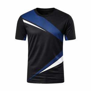 Camiseta Deportiva Sublimada Personalizada para Hombre, Jersey Atlético Negro y Rojo, Transpirable, de Poliéster, para Entrenamiento Deportivo, con Logotipo Personalizado, Ropa de Equipo - Product Image 2
