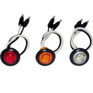 Mini feux de gabarit et de positionnement LED ronds de 0,75 po pour remorque - Product Image 1