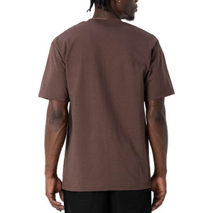 Camiseta Formal de Manga Corta con Cuello Redondo, Holgada, 100% Algodón, Estampada con Serigrafía, Marca OEM Personalizada al por Mayor para Hombre - Product Image 4