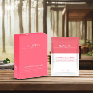 Skinstro Hàn Quốc Levan Hydrogel Mặt Nạ Cao Cấp Da Nhạy Cảm Điều Trị Truyền Với Collagen Và Centella Asiatica - Product Image 1