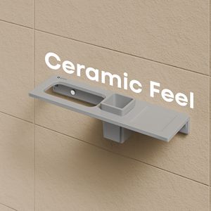 Twin Layer <b>Sink</b> <b>Storage</b> Rack Wall Mount Double Metal Holder Heavy Duty Dual Bathroom <b>Storage</b> Hardware Included Space Saving - Product Image 3