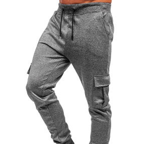 Pantalon thermique léger et imperméable pour homme, taille mi-haute, doublé polaire, idéal pour diverses activités de plein air en automne - Product Image 2