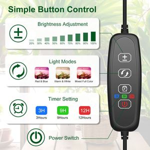 2 Luces LED Ultrafinas para Cultivo, Espectro Completo, 126 LED para Plantas de Interior, Panel de 3/9/12, Iluminación Interior para Armarios de Cultivo - Product Image 3