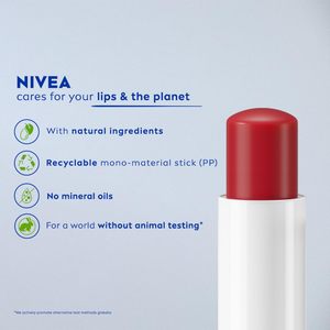 นีเวีย ชายน์ แคร์ริ่ง ลิปบาล์ม ทับทิม ช่วยปรับสีริมฝีปากให้กระจ่างใสและเพิ่มความชุ่มชื้น - 4.8 กรัม - Product Image 6