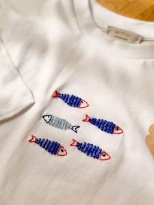Ten Top orné à la main de perles avec de fines broderies et des détails de surface attrayants et tendance - Product Image 6