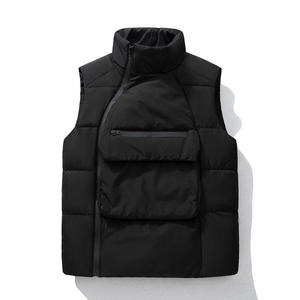 Venta al por mayor de chalecos cálidos de forro polar, chalecos de burbujas de moda sin mangas, chaquetas acolchadas antiarrugas personalizadas, chalecos acolchados OEM - Product Image 2