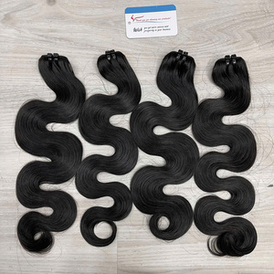 <b>Top</b> Product Vietnamese Human Hair Natural Black Steam Body Wave Super Double Drawn No Shedding Steam Process Hair - Product Image 1