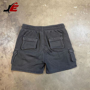 Nueva Colección de Verano, Pantalones Cortos Casuales de Estilo Urbano con Lavado Ácido Suave para Hombre - Product Image 6