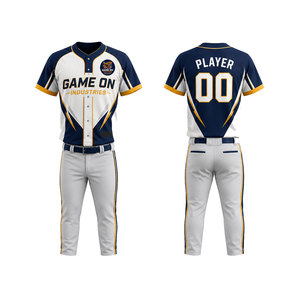 Nouvelle Arrivée 2026 – Uniforme de Baseball Personnalisable (Couleur et Taille) – Différents Designs – Meilleur Prix – Uniforme de Baseball pour Jeunes - Product Image 1