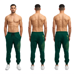 Pantalones Deportivos Premium para Hombre con Diseño Gráfico de Pulso y Estilo de Vida Elevado - Product Image 3