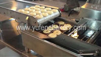 Machine à beignets semi-automatique Yufeng de qualité éprouvée, friteuse électrique pour beignets à la levure, machine à beignets automatique
