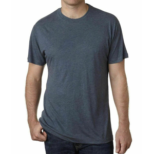 Mens Summer Shirt 50 <b>Polyester</b> 25 Cotton 25 Rayon Tri Blend <b>Tshirts</b> Blank T-Shirts - Product Image 3