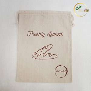 Reusable Jute Bread <b>Bag</b> with Inner Cotton Lining for Keeping Bread Fresh and Dry - Product Image 2