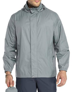 Veste de pluie d'hiver pour homme avec capuche et col - Product Image 2