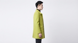 Manteau d'hiver long élégant pour homme, coupe ajustée, col classique, boutons sur le devant, vêtements d'extérieur personnalisés pour occasions formelles, décontractées et streetwear - Product Image 3