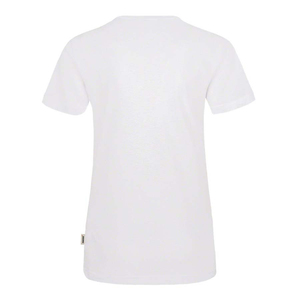 Camiseta Deportiva de Verano con Cuello en V, 100% Algodón, Logotipo Personalizado, Transpirable, Ecológica, de Secado Rápido, para Gimnasio, para Mujer, Venta al Por Mayor - Product Image 3