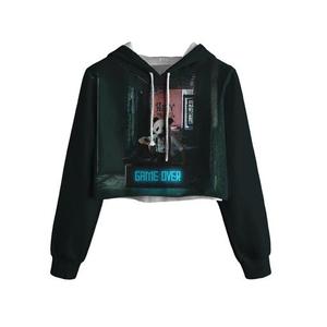 Sudadera con Capucha Personalizada para Hombre, Amarilla, Negra y Blanca a Rayas, Manga Larga, Estampado por Sublimación, Ropa Urbana de Otoño - Product Image 2
