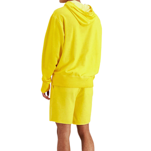 Ensemble sweat à capuche zippé et short de jogging décontracté pour homme, 100 % coton French Terry 220g, imprimé sérigraphié, séchage rapide, longueur genou - Product Image 4