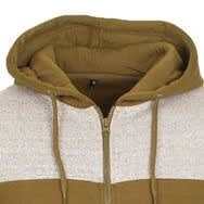 Nouveaux ensembles de survêtements d'hiver pour hommes, à capuche, unis, chauds, 100% coton, de haute qualité, OEM, vêtements de sport, vente en gros - Product Image 2