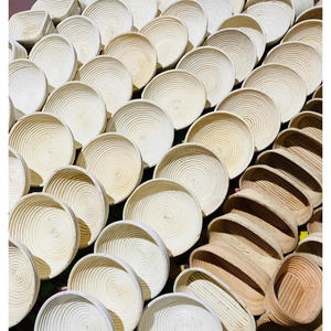 Panier en rotin avec doublure en tissu pour ranger les gâteaux, panier à pain en osier, panier à pain - Product Image 5