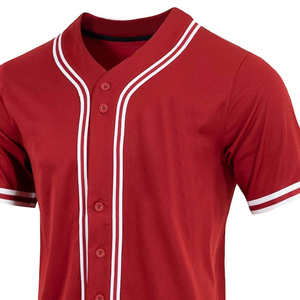 Camiseta de Béisbol de Malla Transpirable de Alta Calidad, MOQ Bajo, Ropa Deportiva Elegante, Servicios Profesionales de Fabricación OEM al por Mayor, Poliéster/Algodón - Product Image 6