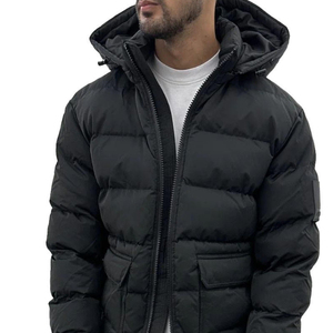 Customize Men's Winter Fleece <b>Jacket</b> Windproof Light Weight <b>White</b> Polyester/Nylon Casual Outdoor <b>Jacket</b> - Product Image 4