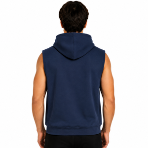 Sudadera con Capucha sin Mangas para Hombre, Personalizada, Estilo Casual, Deportiva, Ecológica, para Invierno - Product Image 6