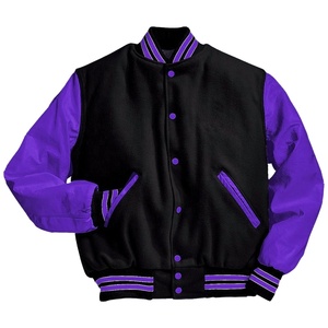 Varsity <b>Jackets</b> Custom Printing <b>Long</b> Sleeve <b>Men's</b> Baseball <b>Jacket</b> <b>Men</b> Plain Blank Varsity Letterman <b>Jackets</b> - Product Image 2