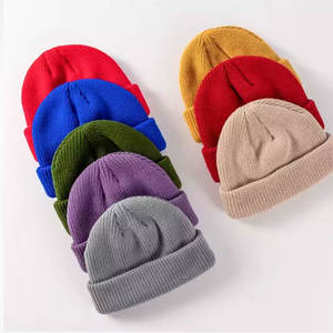 Econex Sports High Quality Unisex Adult 100% Mohair Customized Logo Embroidery Printed Street Style Beanie Cap Low Price Black - Product Image 1