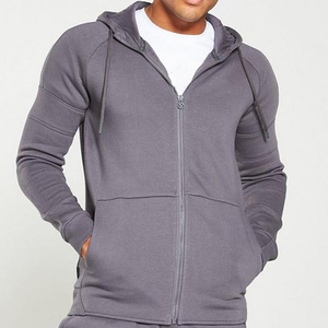 Men's Gray Tracksuit Full <b>Zip</b> <b>Hooded</b> Jacket With Side Pockets Matching Pants Casual Wear Breathable Polyester Autumn Outfit - Product Image 3