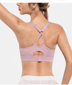 Custom Made Womens Active <b>Bra</b> Top for workout and Gym wear sports <b>bra</b> in Stretchable fabric with removeable <b>cups</b> - Product Image 5