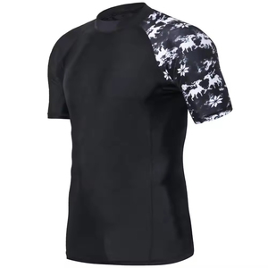 เสื้อแรชการ์ดขายดี ออกแบบได้ตามต้องการ คุณภาพสูง แขนสั้น สำหรับกีฬากลางแจ้ง ปั่นจักรยาน และกิจกรรมอื่นๆ - Product Image 4